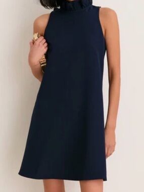 Tuckernuck Navy Blythe Bow Dress